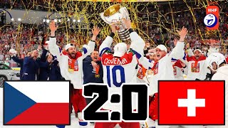 ČESKO VS ŠVÝCARSKO FINÁLE JSME MISTŘI SVĚTA !!! MISTROVSTVÍ SVĚTA V HOKEJI 2024