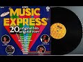 K-tel Apresenta: Music Express - 20 Original Hits 20 Original Stars - (Vinil - 1976) - Baú Musical