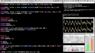 SuperCollider Live Coding Doodeling