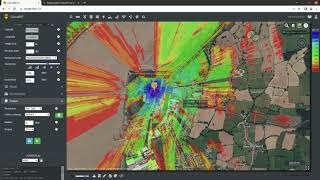 CloudRF user interface: Creating and using custom colour schemas