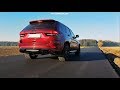 Jeep Grand Cherokee Trackhawk 6.2 V8 717 hp exhaust sound, revs, start up sound, interior sound