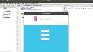 Python GUI Tutorial - 72 - PhoneBook App - view people
