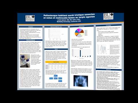 Overview-How to design a poster presentation Overview-How to design a poster presentation