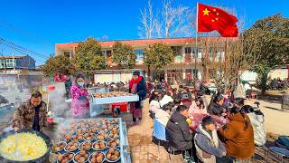 Wedding banquet in rural Henan, China, from ingredients to table, 300 yuan for 20 dishes! too cheap