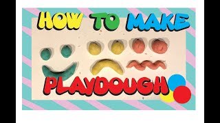 How to Make Colorful Playdough | DIY Activities for Kids
