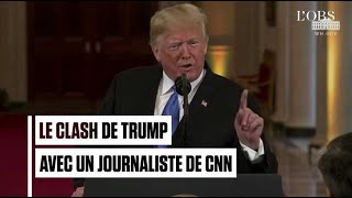 Le violent clash de Trump avec un journaliste de CNN