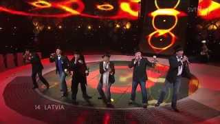 Eurovision 2007 Final 14 - Bonaparti.lv - Questa Notte - Latvia