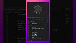 🔥Create a Stunning Analog Clock using HTML, CSS & JavaScript Complete Step-by-Step Tutorial #webdev