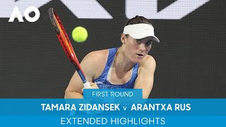 Tamara Zidansek v Arantxa Rus Extended Highlights (1R) | Australian Open 2022