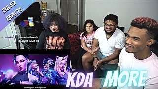 Zulez & Crew React To: K/DA - MORE  (Official Music Video)