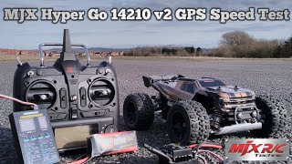 MJX Hyper Go 14210 v2 / H14BM GPS Speed Test. (Part 1)