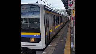 209系2100番台マリC439編成蘇我発車