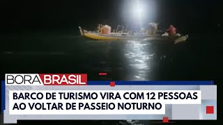 Barco de turismo vira com 12 pessoas em Maceió | Bora Brasil