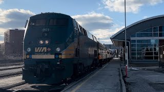 VIA Rail Train Ride on VIA 78! Windsor VIA Station - Brantford VIA Station February 17, 2024