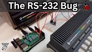 The Famous RS-232 Bug | Transferring a Picture from Raspberry Pi to  Commodore Plus/4 | Tie-Fighter