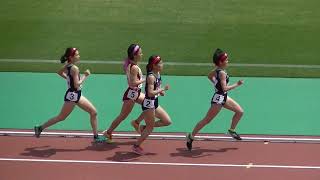 20190420朝日記録会（博多） 高校女子3000m最終組