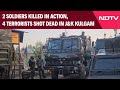 Jammu And Kashmir News | 2 Soldiers Killed In Action, 4 Terrorists Shot Dead In J&K Kulgam