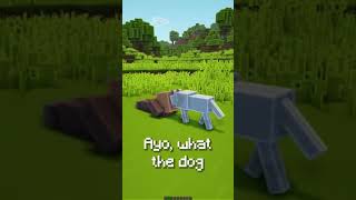 what's the dog doing @Ehotbot #viral #minecraft