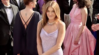 Carla Bruni on the red carpet for the 75th Cannes film festival