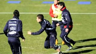 Training session of Chile in Copa America