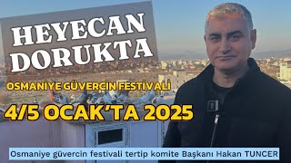 OSMANİYE GÜVERCİN FESTİVALİ 2025  4/5 OCAK'TA YAPILACAK.