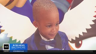 Baltimore County mother tearfully remembers her 4-year-old son at funeral