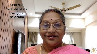 VENUS in Rahu's Sadhabhisheka/Sadayam Nakshatra in your Natal Chart/Horoscope  Astro Jayashree Balan