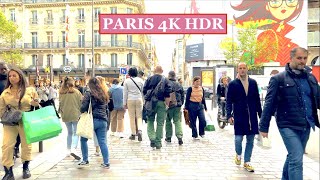 Paris France 🇨🇵 - Friday evening walk.- 4K HDR 60 fps