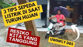 JANGAN LAKUKAN INI ‼️sepeda listrik aman kah di pakai ketika hujan..bisa klaim garansi ndak jk rusak