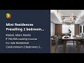 Mint Residences Preselling 2 bedroom 59sqm Chino Roces Makati SMDC