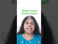 what is present perfect tense