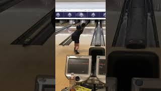 スペアの練習方法　端っこのピンを倒してから残りのピンを倒す #bowling #ボウリング練習