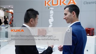 KUKA @automatica 2022: The mobile robot solution for cleanroom production