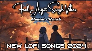 Feel Arijit Singh Vibes। slowed Reverb । lofi song।new lofi songs 2024।non stop lofi songs #lofi