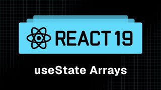 React 19 Tutorial - 25 - useState with Arrays