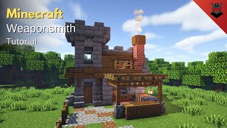 Minecraft: How to Build a Medieval Weaponsmith's House | Weaponsmith House (Tutorial)