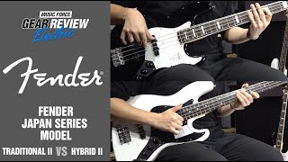 Fender Japan Series Traditional II VS Hybrid II Review (No Talking)