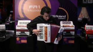 FR-1 V-Accordion at NAMM 09