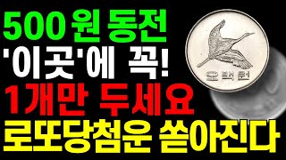 500원 동전, ‘이곳’에 두면 재물운이 상승합니다! 좋은 기운을 부르는 위치 공개