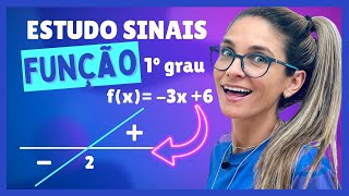 ESTUDO DOS SINAIS DA FUNÇÃO DO PRIMEIRO 1º GRAU | FUNÇÃO AFIM