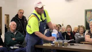 Hearing on Fracking Wastewater Well in Sioux County, NE (clip)