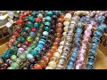 Murano Transparent Faceted Rondelle Lampwork Crystal Glass Beads