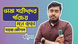 ১৯৫২ সালের ভাষা আন্দোলনের শহীদদের নামের তালিকা এবং পরিচয় । International Mother language day