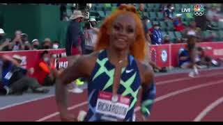 Shacarri Richardson 100m Final (10.86) | USA Olympics Trials 2021