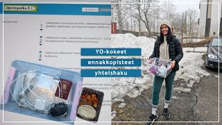 YO-kokeet, ennakkopisteet ja yhteishaku