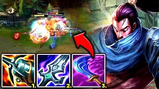 YASUO TOP ON-HIT BUILD IS LITERALLY FREE KILLS (THIS IS AMAZING) - S13 Yasuo TOP Gameplay Guide