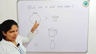 Which Container holds more water |Measuring capacity |Basic Capacity