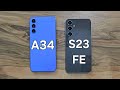 Samsung Galaxy S23 FE vs Samsung Galaxy A34