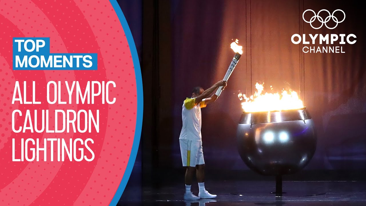 Every Olympic Cauldron Lighting Top Moments Youtube