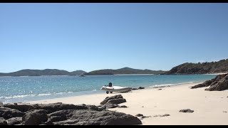 Middle Island and Great Keppel Island in 4K